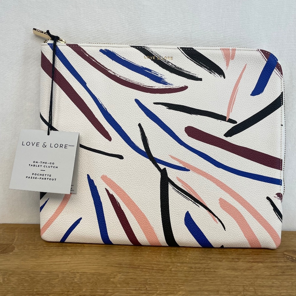 Tablet Case Love & Lore Indigo Multicoloured 11x9 Pockets - NEW